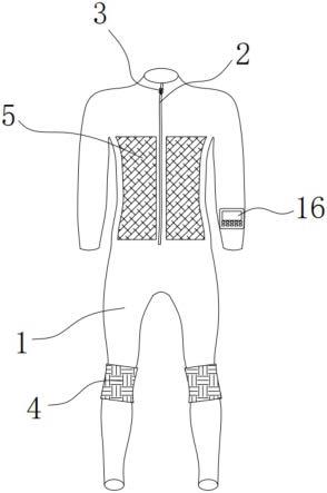 一种恒温连体比赛服的制作方法