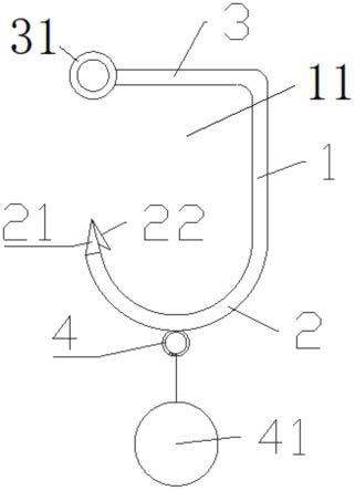 一种高命中鱼钩的制作方法