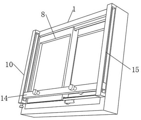 窗纱一体、内扇平齐窗边框复合型材的制作方法
