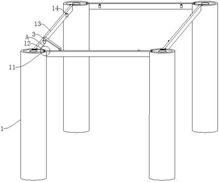 一种路桥主塔承台深基坑支护施工装置的制作方法