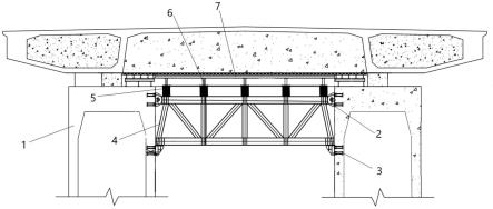 拆装式现浇横梁托架的制作方法