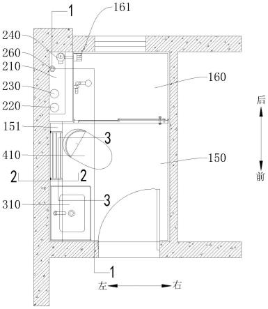 微降板同层排水卫生间结构的施工方法与流程