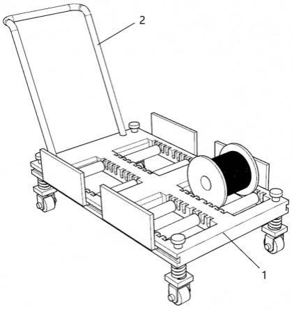 漆包线裸丝半成品卷料搬运装置的制作方法