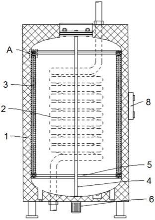 一种不锈钢外夹套搪瓷储热换热水箱的制作方法