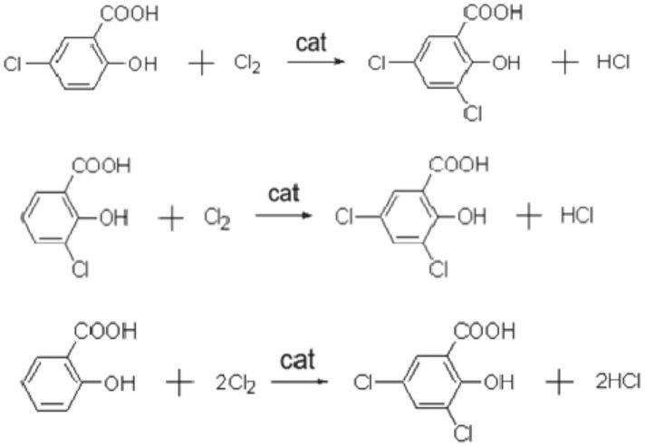 一种3,5,6-三氯水杨酸的生产合成方法与流程