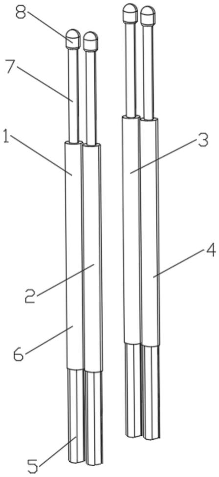 一种可用于B2B连接器的四线测试探针及其电镀工艺的制作方法