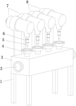 一种静电喷涂涂料生产配料机构的制作方法