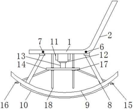 一种摇摆角度可调的摇摆椅的制作方法