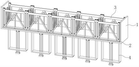 一种道路桥梁工程用可调节的建筑桁架结构