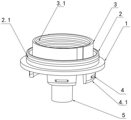 一种防漏喷雾器吸管座的制作方法