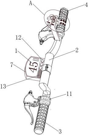 一种电动自行车调速转把锁定机构及定速装置的制作方法