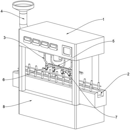 一种移动式液态化妆品灌装机的制作方法