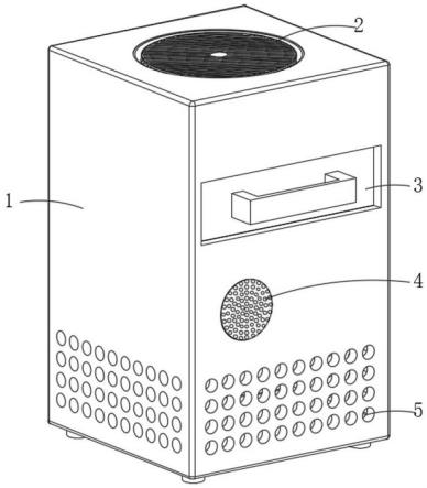 一种节能环保家庭塑料空气净化器的制作方法