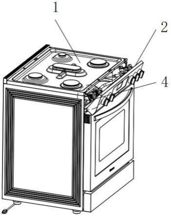 一种便于烤箱控制面板拆装电器件的安装结构的制作方法