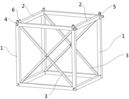 一种建筑施工用组合式桁架的制作方法