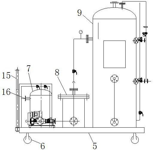移动型码头应急油水分离器的制作方法