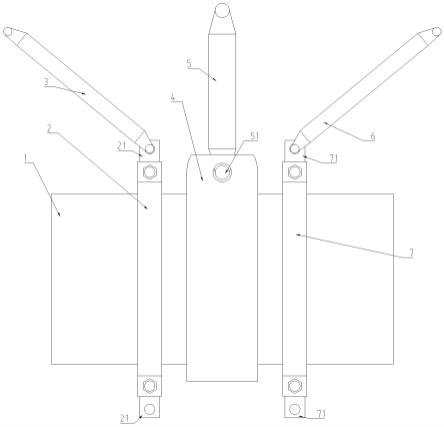 一种热力管道支撑保护架的制作方法