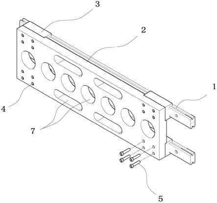 玻璃切割机导轨安装工装的制作方法