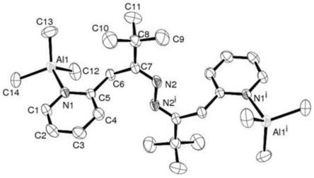 一种吡啶基含N配位的双金属铝配合物及制备方法和应用