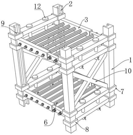 一种可调式建筑支撑架结构的制作方法