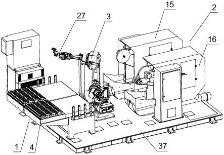 一种机器人夹取工件自动化打磨系统的制作方法