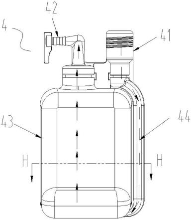 一体式氧气湿化瓶及其连接结构的制作方法