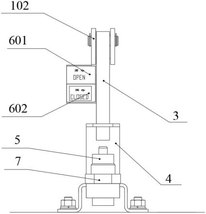 一种断路器用分闸缓冲指示装置及断路器的制作方法