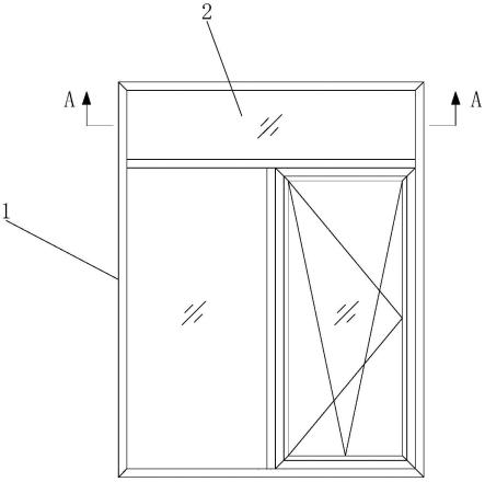 一种铝合金断桥隔热内开窗结构的制作方法