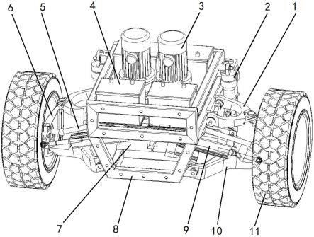 一种全独立电驱动单轴轮式车桥模块的制作方法