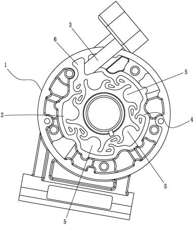 一种基于特斯拉阀的汽车空调压缩机后盖的制作方法