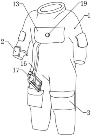 一种具有缓冲装置的消防服装的制作方法