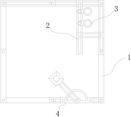 一种用于混凝土预埋管道定位的尺度工具框架的制作方法