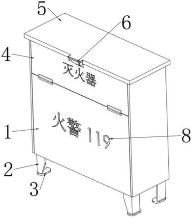 一种加厚灭火器箱的制作方法