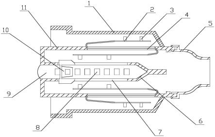 一种电源线延长连接盒端点固定结构的制作方法