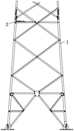 一种具有安全操作平台的钢结构铁塔的制作方法