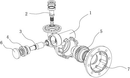 一种一体式两级传动蜗轮蜗杆减速机的制作方法