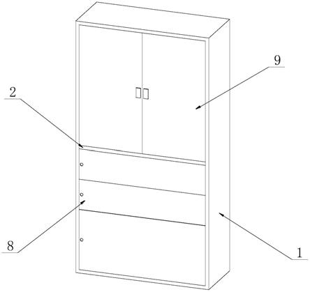 一种便于文件分类的文件柜的制作方法