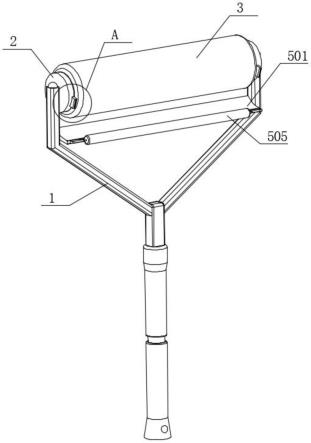 一种室内墙面建筑涂料粉刷辅助装置的制作方法