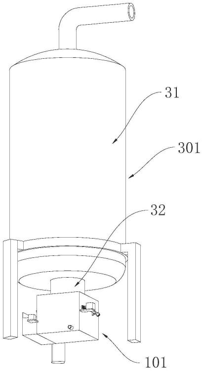 一种氩气回收气体精馏用废料收集结构的制作方法