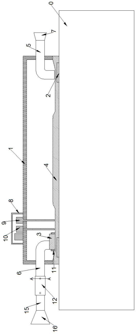 一种用于高原餐厨垃圾处理系统余热回用清洗装置的制作方法