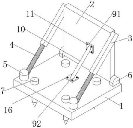 一种市政地铁建设用的新型防护围挡结构的制作方法