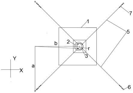 一种长江大跨越基础插入式钢管定位精度控制系统和方法与流程