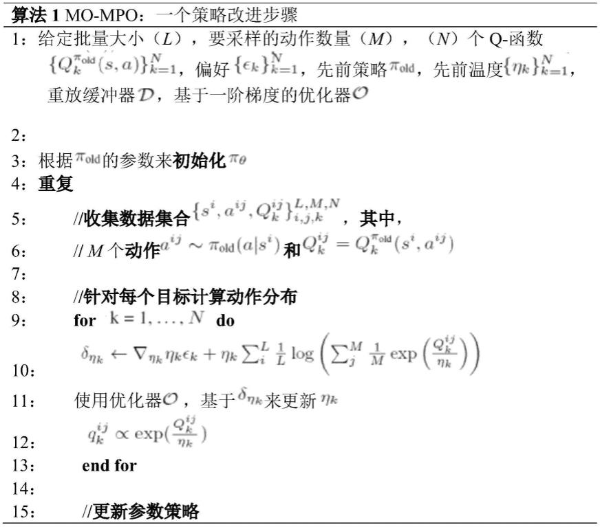 使用目标特定动作值函数的多目标强化学习的制作方法