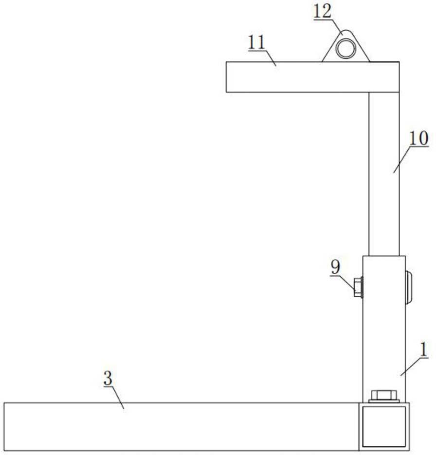 一种用于细长轴、杆类工件淬火的吊叉工装