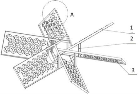 一种六边斜边框架组合式人工鱼礁的制作方法