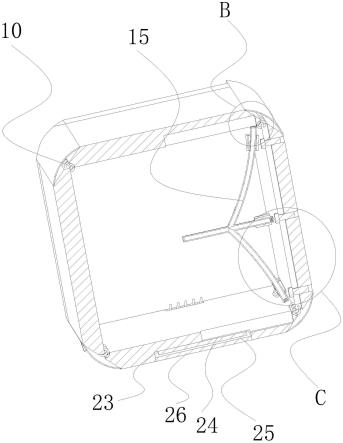 应急安全躲避型变形式吊顶的制作方法