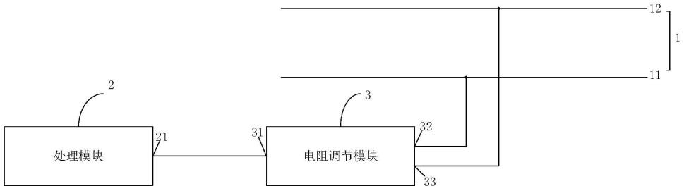 差分信号线间电阻调节电路及低电压差分信号测试系统的制作方法