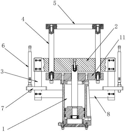 一种微震压实式造型机的起模机构的制作方法
