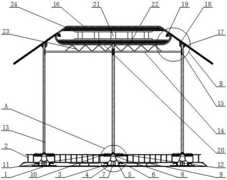 一种厂房搭建用具有抗压性效果的钢结构的制作方法