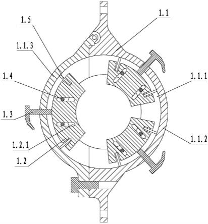 一种内径可调的绝缘子闭式卡具的制作方法